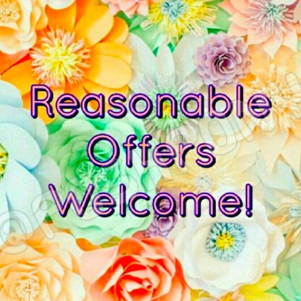 Reasonable offers are welcome!